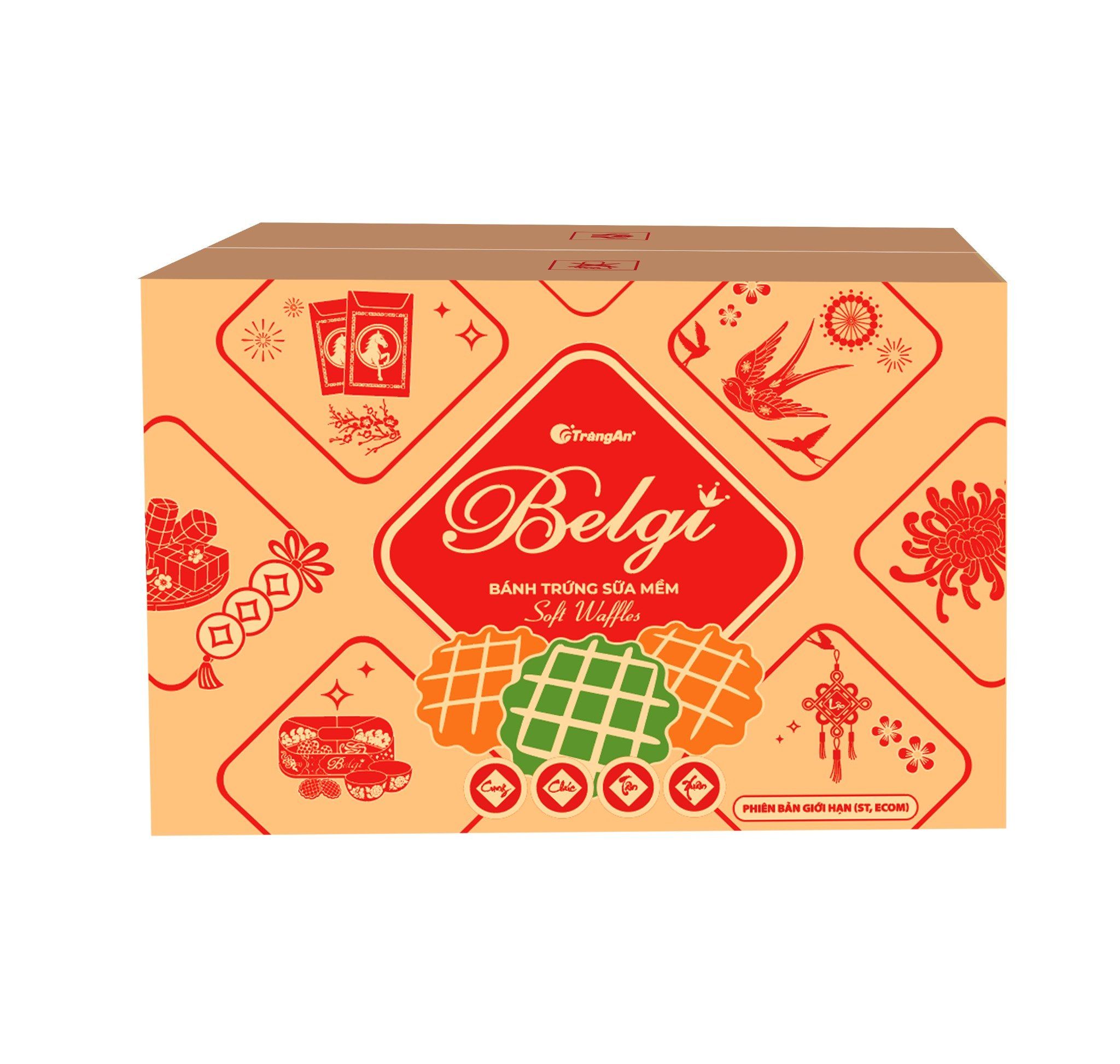  BÁNH BELGI TRỨNG SỮA MỀM 276G CUNG CHÚC TÂN XUÂN (PHIÊN BẢN GIỚI HẠN TẾT 2026) 