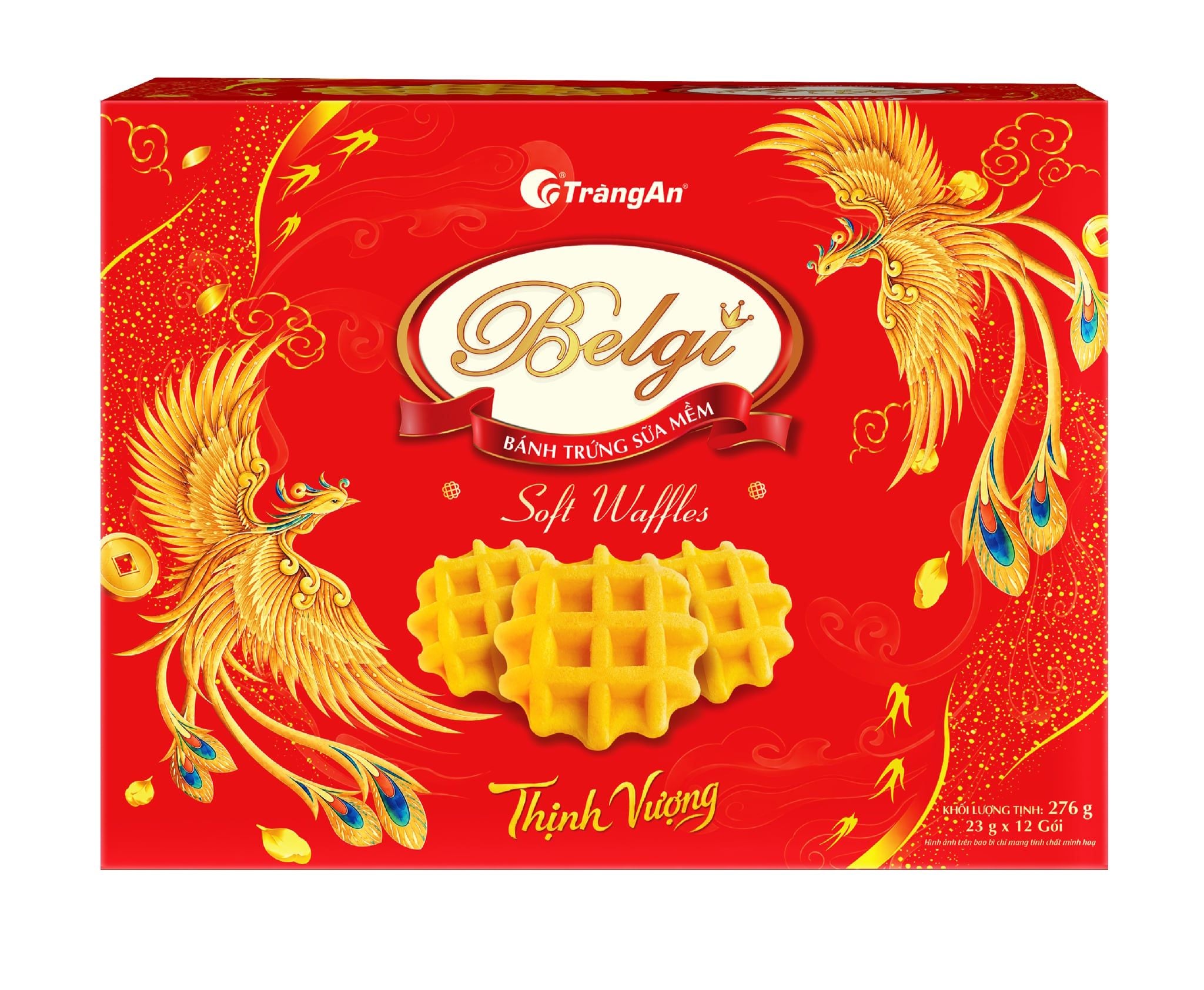  BELGI - BÁNH TRỨNG SỮA MỀM 276G (THỊNH VƯỢNG) 