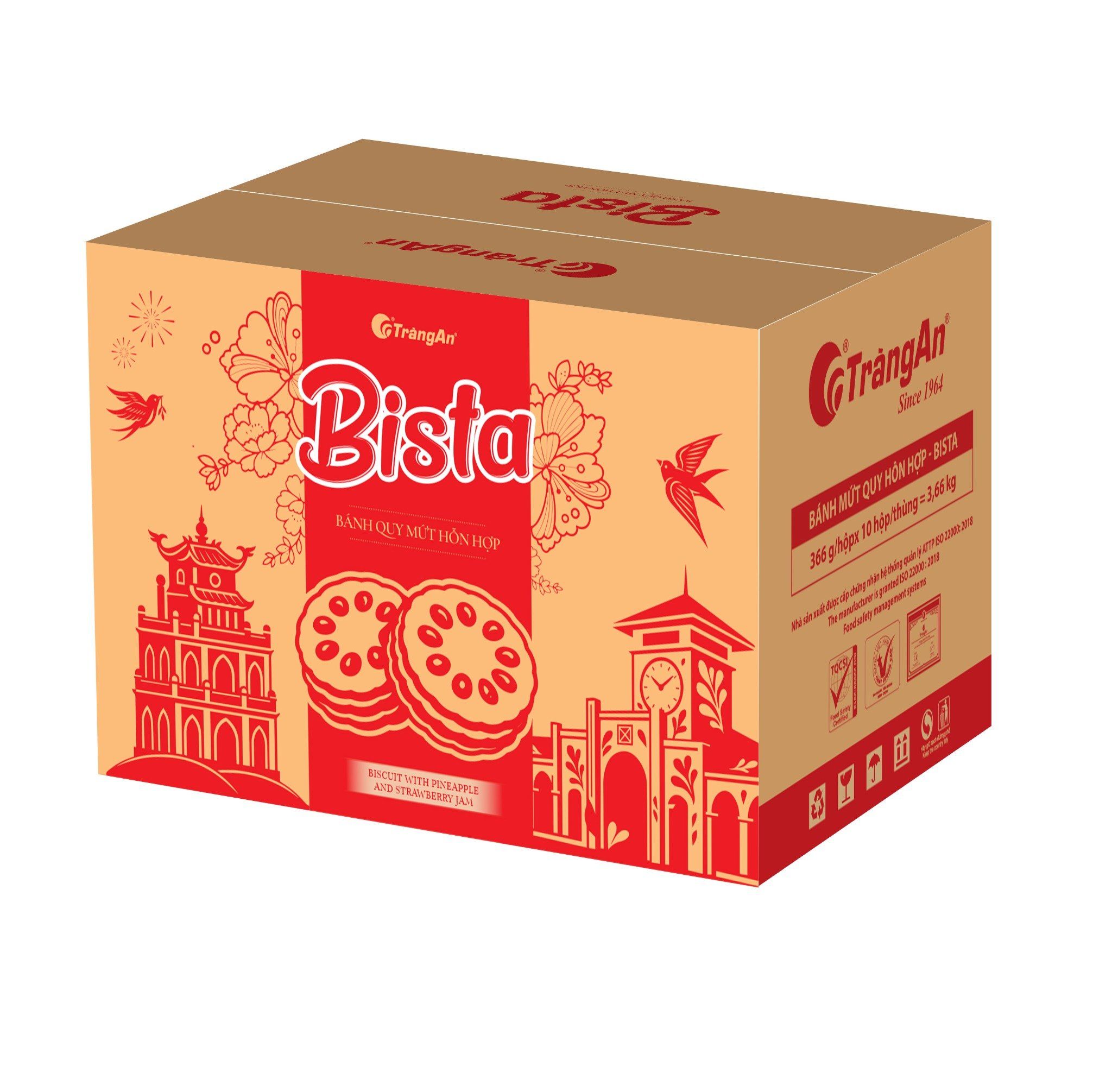  BÁNH QUY MỨT HỖN HỢP BISTA 366G (PHIÊN BẢN GIỚI HẠN TẾT 2026) 