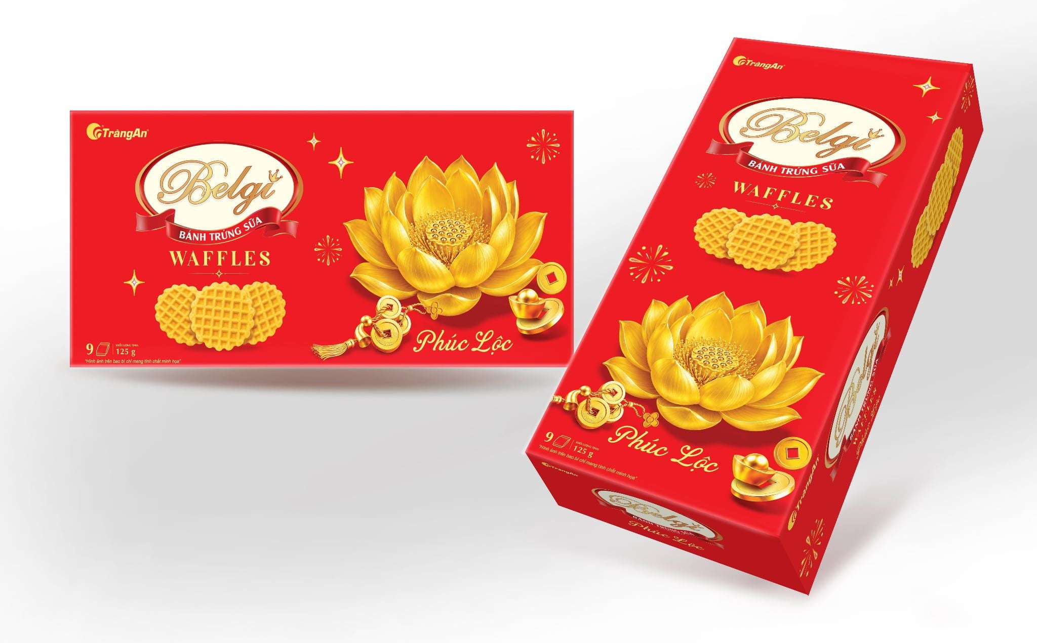  BELGI - BÁNH TRỨNG SỮA 125G (SEN PHÚC LỘC) 