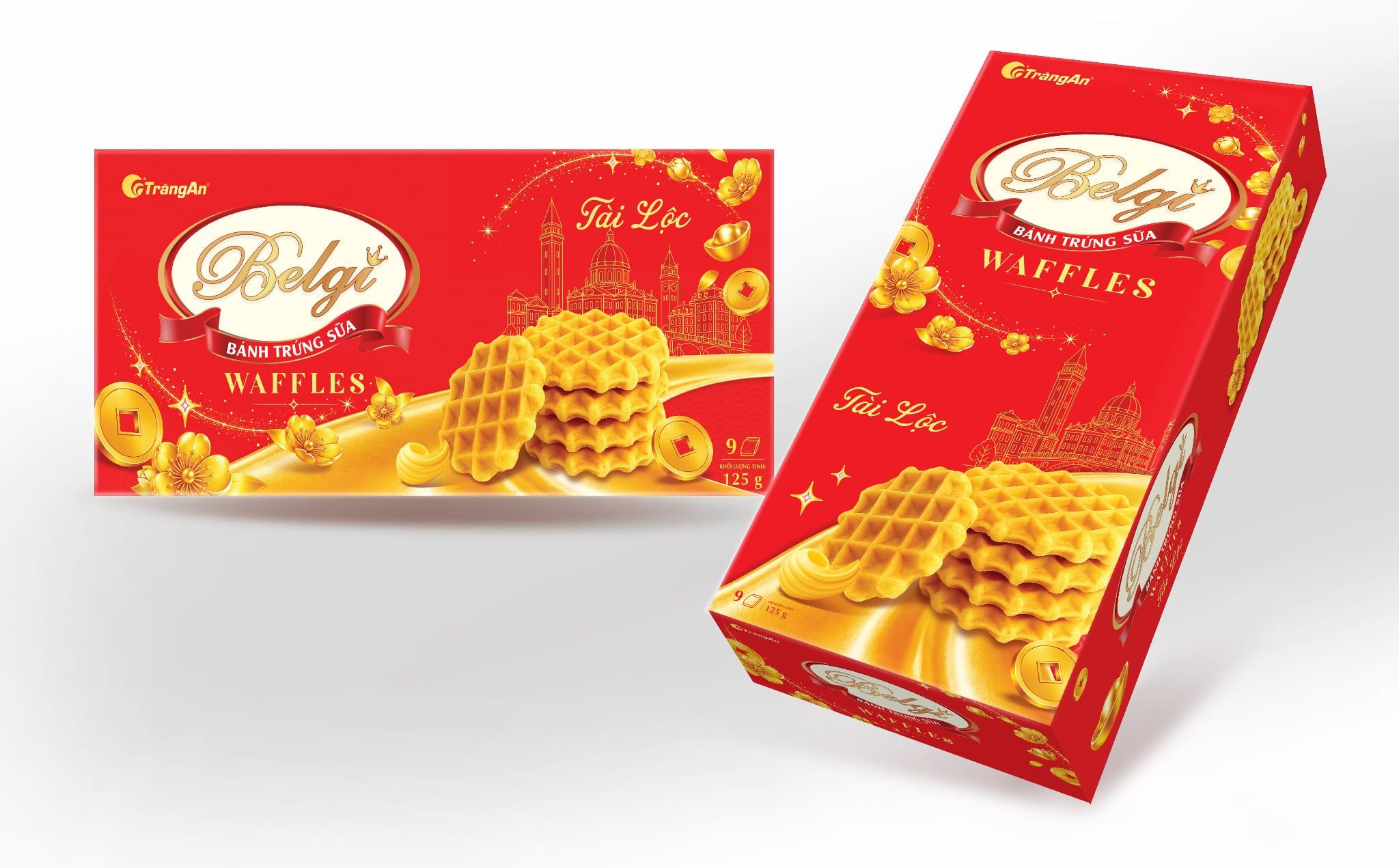  BELGI - BÁNH TRỨNG SỮA 125G (TÀI LỘC) 