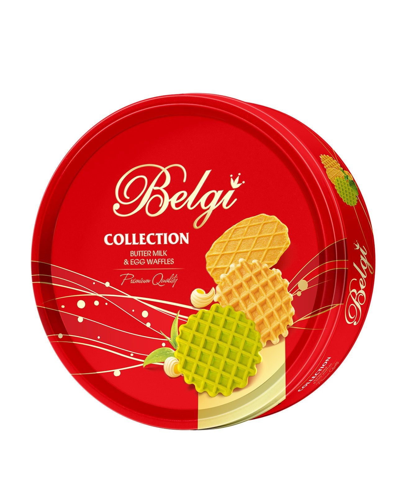  BÁNH BELGI TRỨNG SỮA GIÒN 348G - màu đỏ (PHIÊN BẢN GIỚI HẠN TẾT 2026) 