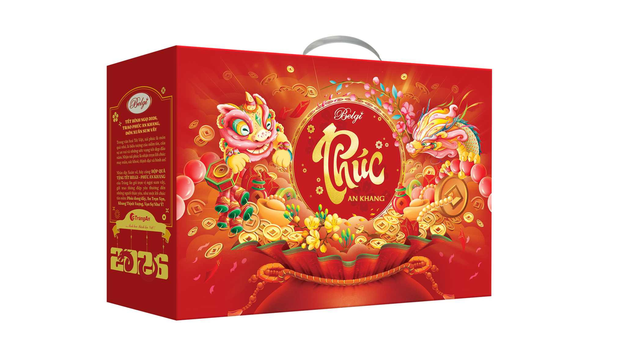  HỘP QUÀ TẶNG TẾT BELGI - PHÚC AN KHANG 764G (PHIÊN BẢN GIỚI HẠN TẾT 2026) 