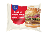  PIPPI - BÁNH MÌ HAMBURGER NHÂN BÒ ƯỚP TIÊU ĐEN 88g 
