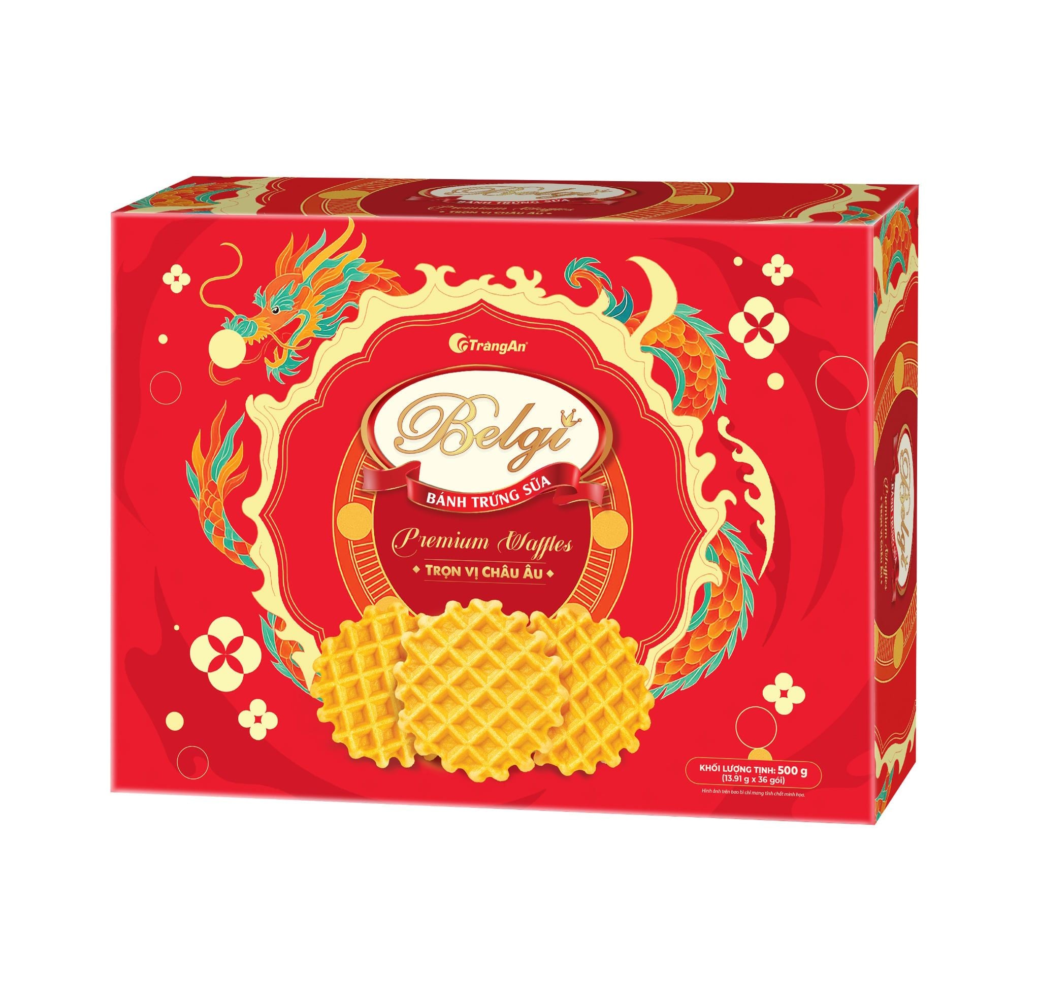  BELGI - BÁNH TRỨNG SỮA 500G 