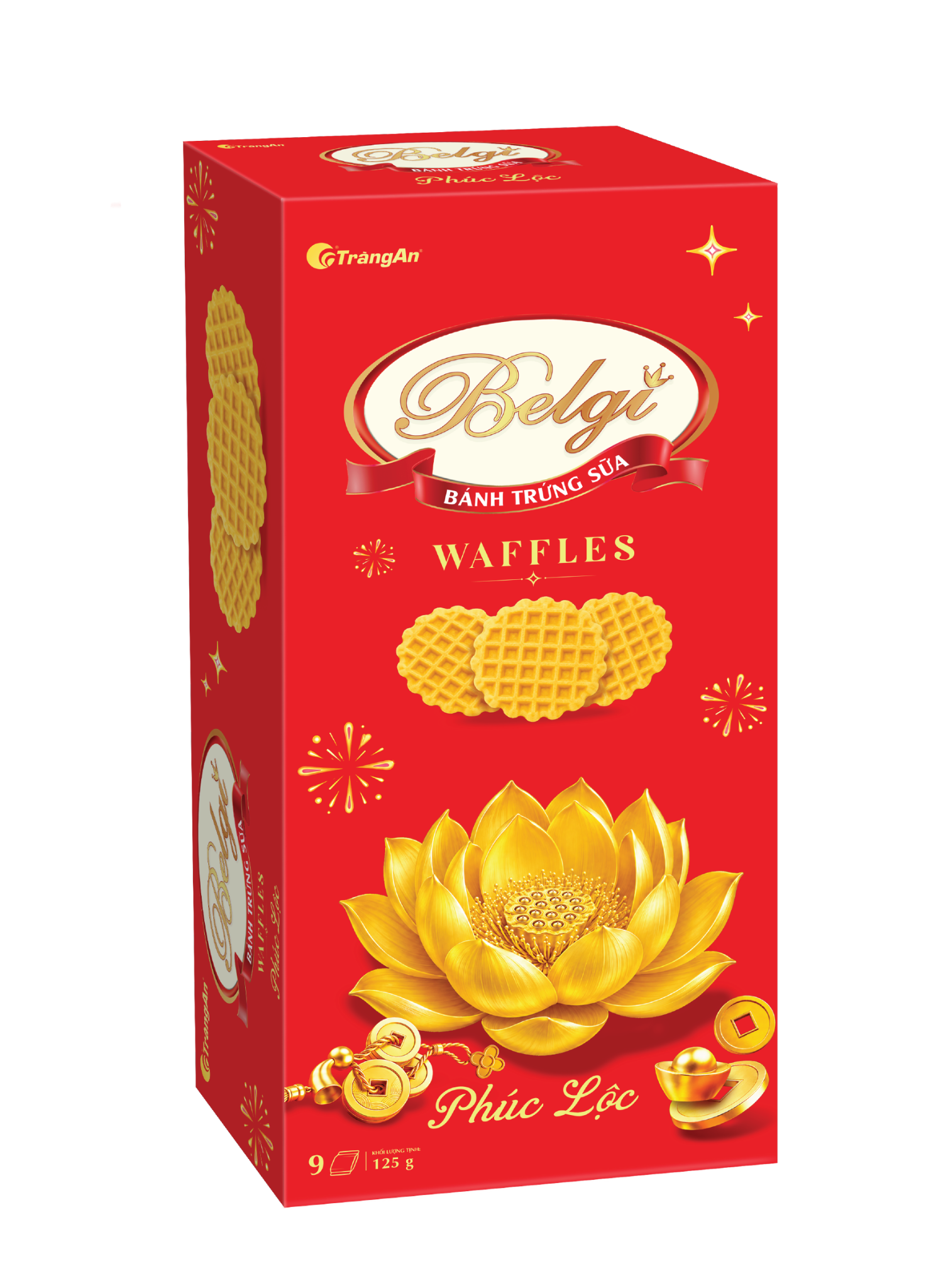  BELGI - BÁNH TRỨNG SỮA 125G (SEN PHÚC LỘC) 