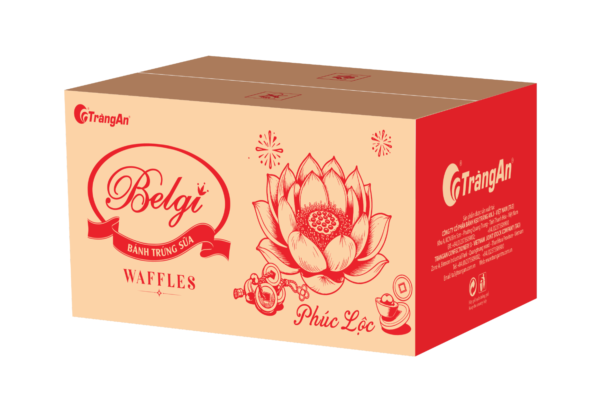  BELGI - BÁNH TRỨNG SỮA 125G (SEN PHÚC LỘC) 
