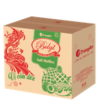  BÁNH BELGI TRỨNG SỮA MỀM VỊ CỐM DỪA 322G (PHIÊN BẢN GIỚI HẠN TẾT 2026) 