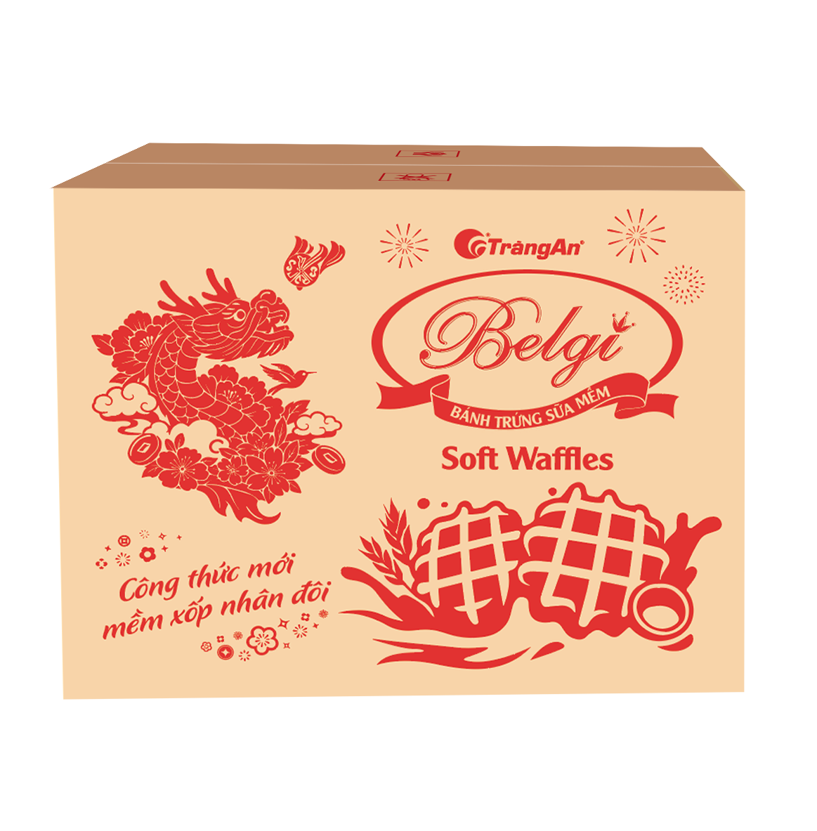  BÁNH BELGI TRỨNG SỮA MỀM 322G (PHIÊN BẢN GIỚI HẠN TẾT 2026) 