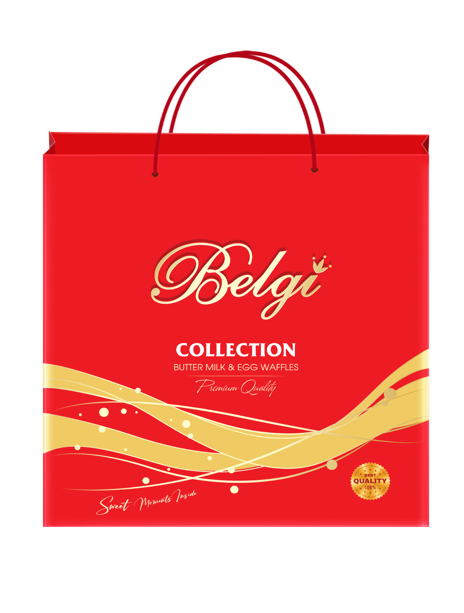  BÁNH BELGI TRỨNG SỮA GIÒN 348G - màu đỏ (PHIÊN BẢN GIỚI HẠN TẾT 2026) 