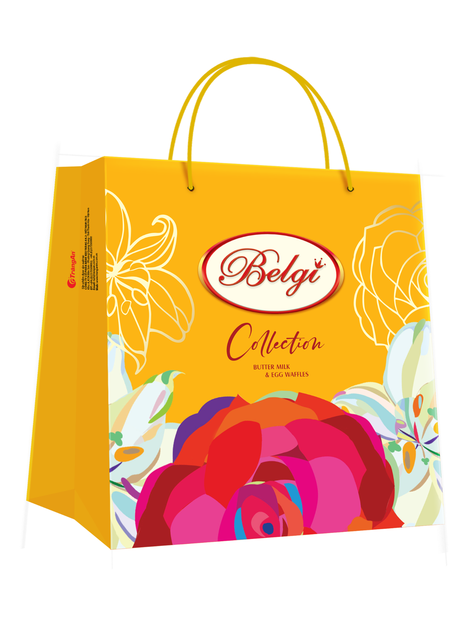  BÁNH BELGI TRỨNG SỮA GIÒN 348G - màu vàng (PHIÊN BẢN GIỚI HẠN TẾT 2026) 