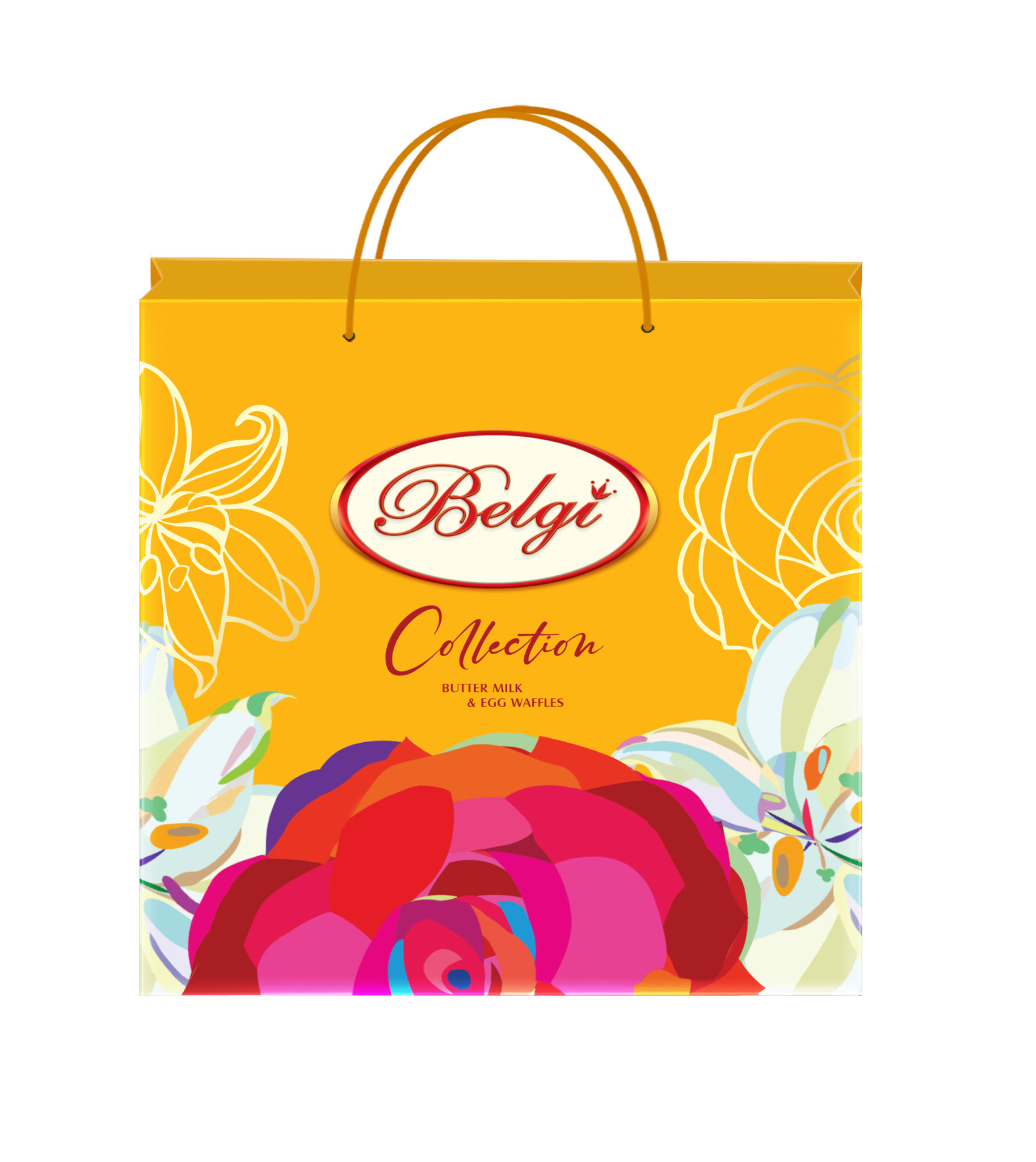  BÁNH BELGI TRỨNG SỮA GIÒN 348G - màu vàng (PHIÊN BẢN GIỚI HẠN TẾT 2026) 