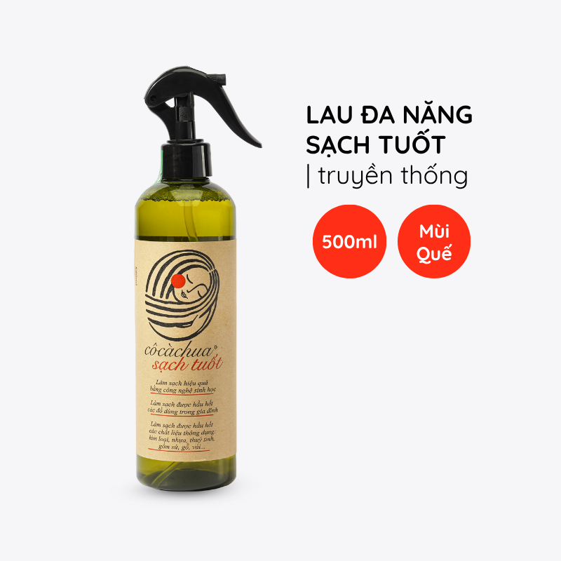  Lau đa năng Sạch tuốt Truyền thống 500ml, Mùi Quế 