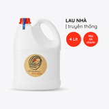  Lau nhà Truyền thống 4 lít, Mùi Sả chanh, Refill tiết kiệm 