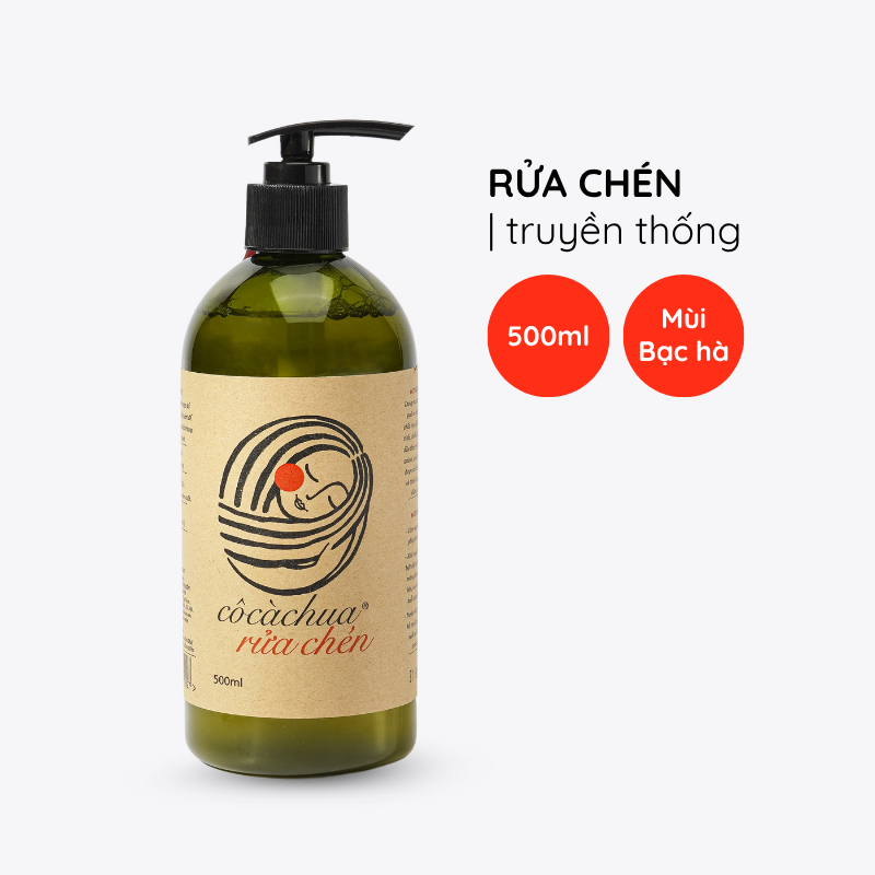  Rửa chén Truyền thống 500ml, Mùi bạc hà 