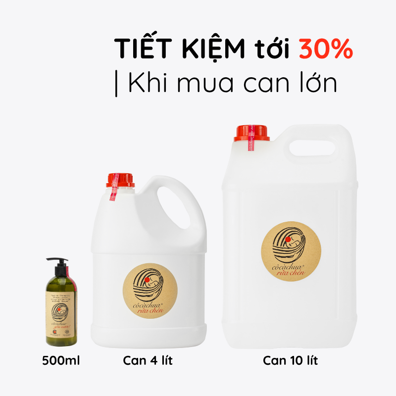  Rửa chén Truyền thống 4 lít, Mùi Bạc hà, Refill tiết kiệm 