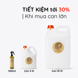  Cọ toilet Truyền thống 4 lít, Mùi Sả chanh, Refill tiết kiệm 
