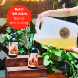  Cọ toilet Truyền thống 4 lít, Mùi Sả chanh, Refill tiết kiệm 