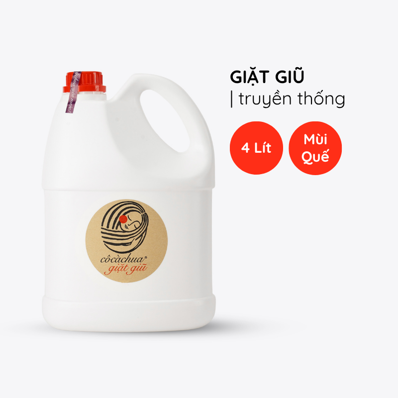  Giặt giũ Truyền thống 4 lít, Mùi quế, Refill tiết kiệm 