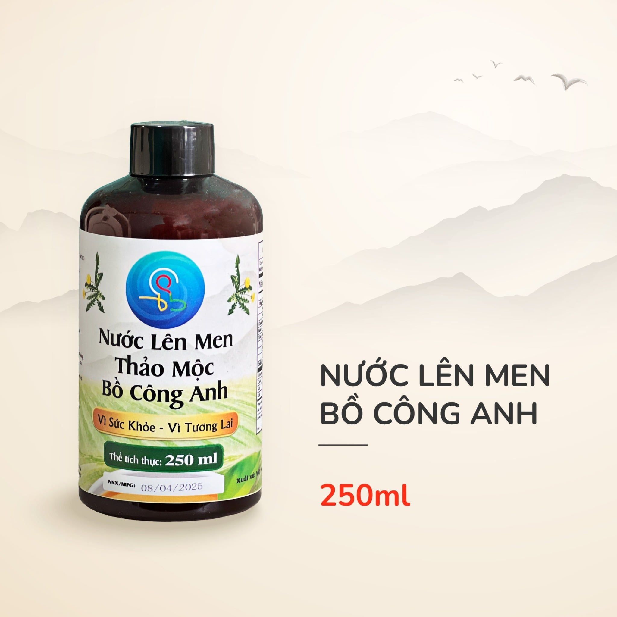  Nước lên men Bồ công anh 250ml 