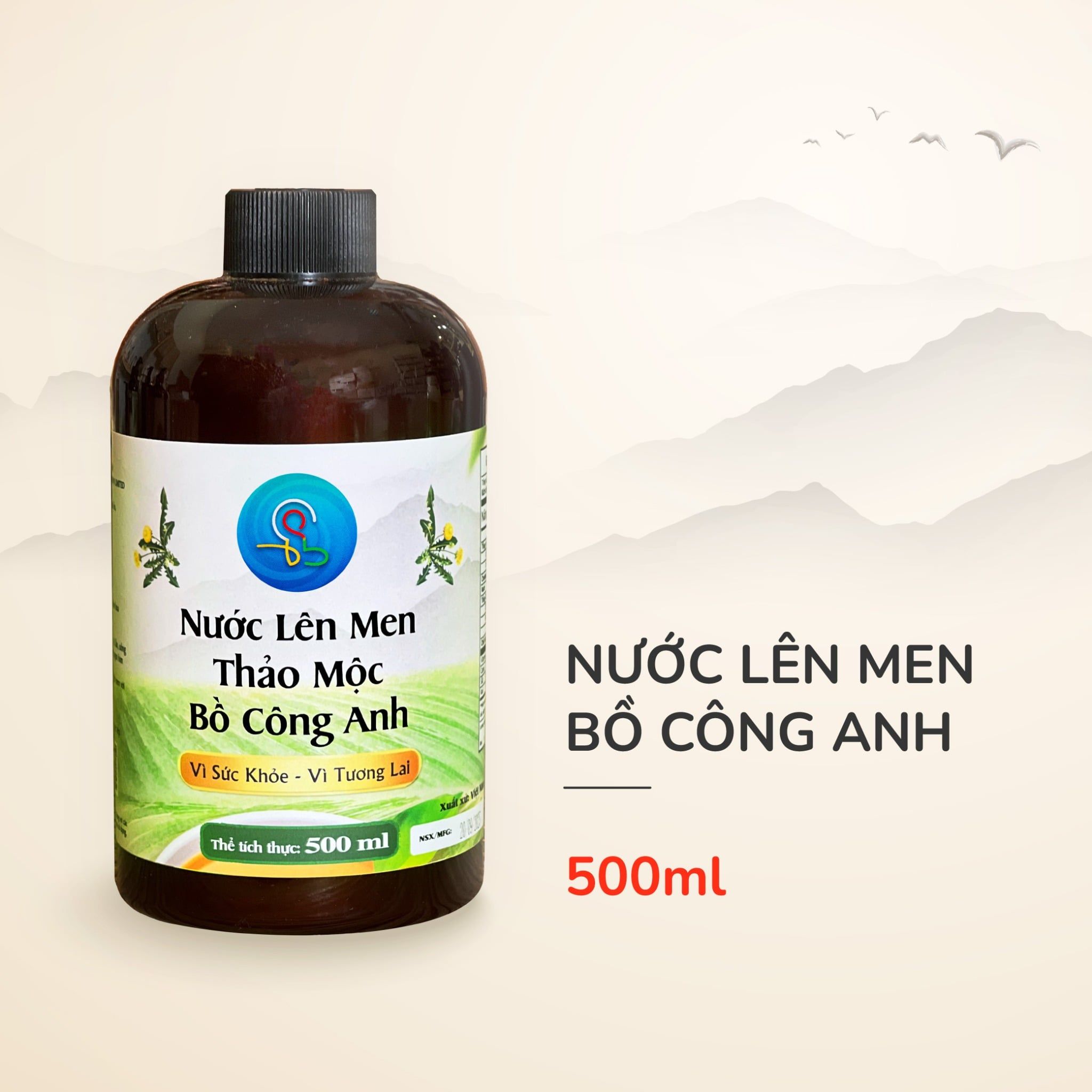  Nước lên men Bồ công anh 500ml 
