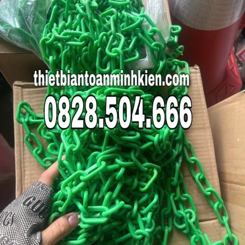 DÂY XÍCH NHỰA MÀU XANH