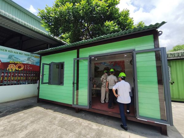 Nhà lắp ráp nhựa tái chế