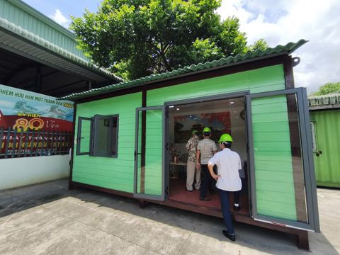 Nhà lắp ráp nhựa tái chế