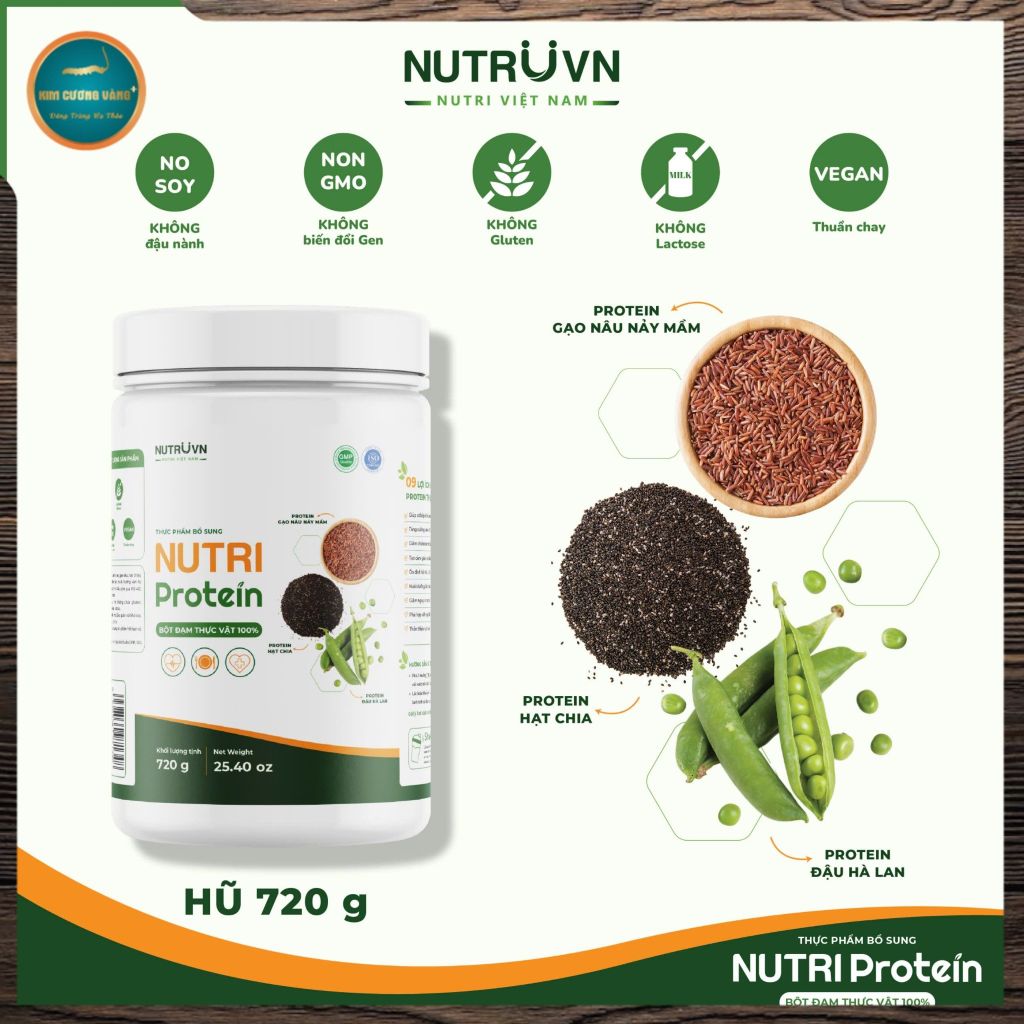 TPBS Nutri Protein - Bột đạm thực vật (hũ 720g)