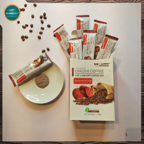 CÀ PHÊ LINH CHI SỮA (hộp 20 gói)