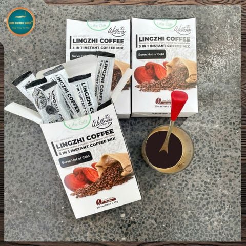 CÀ PHÊ LINH CHI ĐEN (hộp 20 gói)