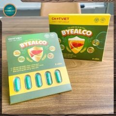 TPBVSK BYEALCO - Hỗ trợ cải thiện chức năng gan, hỗ trợ giải bia rượu (hộp 5 viên)