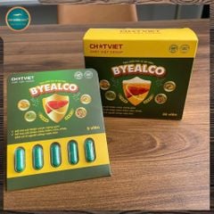 TPBVSK BYEALCO - Hỗ trợ cải thiện chức năng gan, hỗ trợ giải bia rượu (hộp 5 viên)