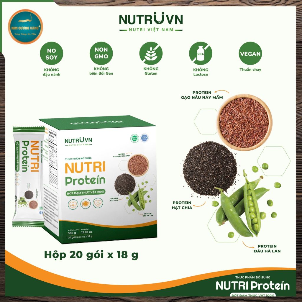 TPBS Nutri Protein - Bột đạm thực vật (hộp 20g)