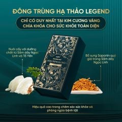 ĐÔNG TRÙNG HẠ THẢO LEGEND KIM CƯƠNG VÀNG