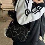  Túi Đeo Chéo MLB Monogram New York Yankees 7ACRMDH5N-50BKS - Đen 
