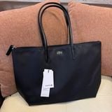  Túi Tote Lacoste Tote Bag - Size L - Black NF1888PK Đen 