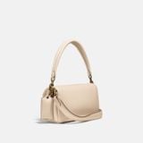  Túi Đeo Vai Coach Leather Covered C Closure Pillow Tabby Shoulder Bag Size 26 C0772 Màu Trắng Kem 