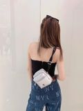  Túi Đeo Chéo MLB Basic Luxleisure Crossbody New York Yankees Silver 3ACRM024N-50SIS 
