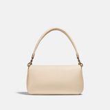  Túi Đeo Vai Coach Leather Covered C Closure Pillow Tabby Shoulder Bag Size 26 C0772 Màu Trắng Kem 
