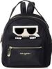 Balo Karl Lagerfeld Paris Women's Black Amour Small Backpack Màu Đen