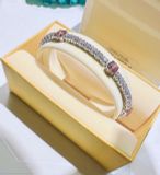  Vòng Tay, Lắc Tay Swarovski Zirconia Matrix Tennis Bracelet, Mixed Cuts, Pink, Rhodium 5666421 