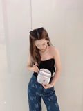  Túi Đeo Chéo MLB Basic Luxleisure Crossbody New York Yankees Silver 3ACRM024N-50SIS 