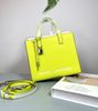  Túi Tote Marc Jacobs Mini Grind Coated Leather Tote Vàng Neon 