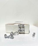  Khuyên Tai Bông Tai Swarovski Mesmera Drop Earrings Mixed Cuts White Rhodium Plated 5661683 