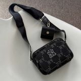  Túi Đeo Chéo MLB Monogram New York Yankees 7ACRMDH5N-50BKS - Đen 