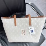  Túi Tote MLB Classic MONOGRAM Jacquard Shopper Bag BOSTON REDSOX 3AORM015N-43BGL 