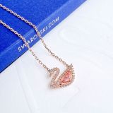  Dây Đeo Cổ, Dây Chuyền Swarovski Dazzling Swan necklace Swan, Pink, Rose gold-tone plated 5469989 