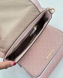  Túi Đeo Chéo Michael Kors MK Medium Logo Convertible Crossbody Bag Màu Hồng 