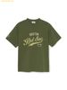 Áo Phông MLB Varsity Vintage Graphic Overfit Functional Short Sleeve T-Shirt BOS (L.Khaki) 3ATSV0553-43KAL